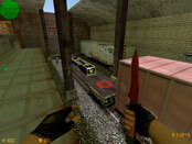 Gameplay with custom knife on de_train bombsite B