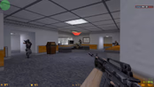 Gameplay com uma faca personalizada no bombsite B de de_train